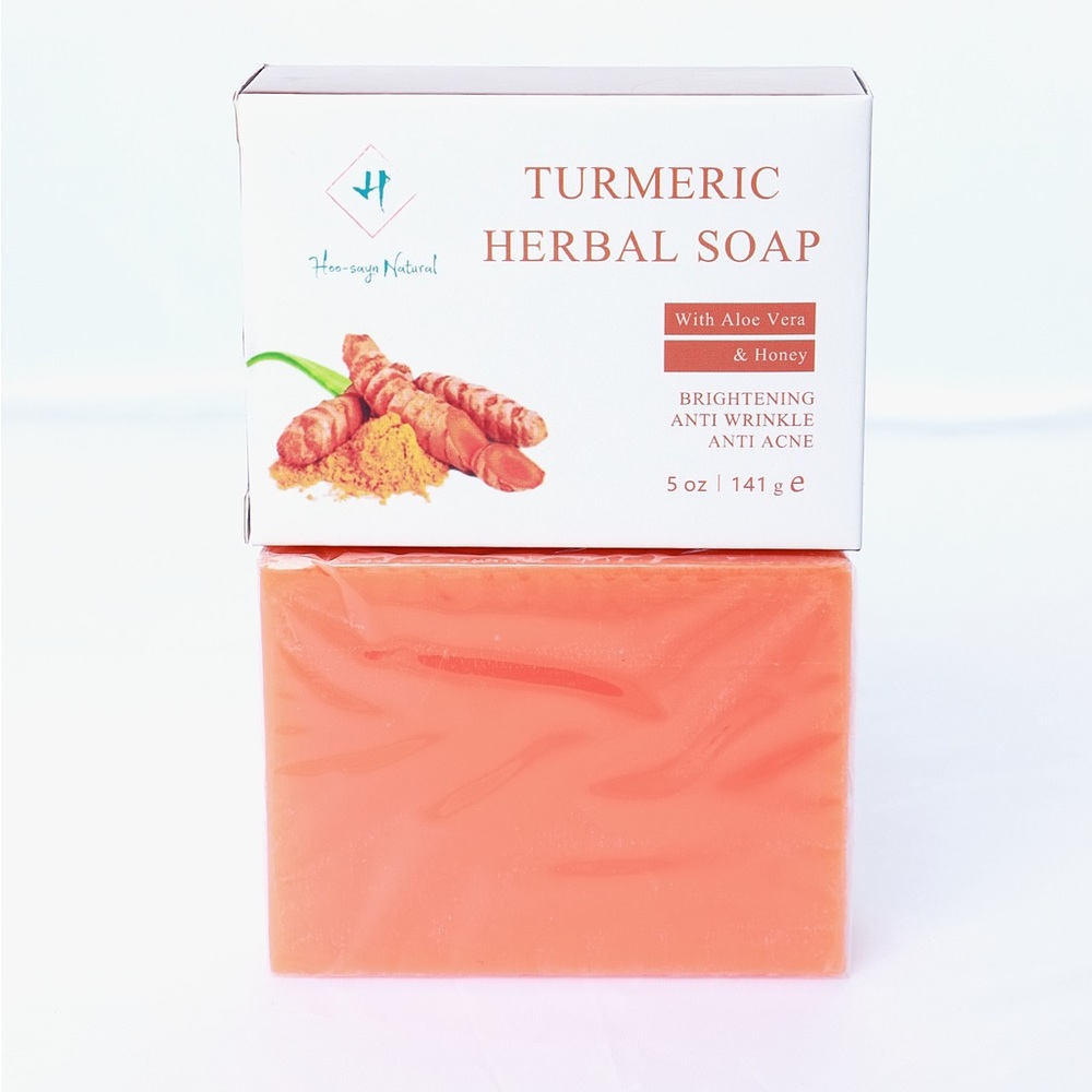 COPY - Turmeric herbal soap with aloe Vera and honey 1 bar